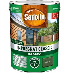 Sadolin impregnat do drewna Classic Zielony 4,5L