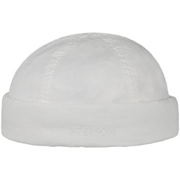 Czapka Dokerka Delave Organic Cotton by Stetson, biały,
