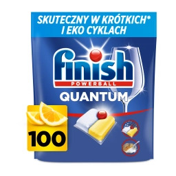 Finish Quantum Lemon 100szt. Kapsułki do zmywarki
