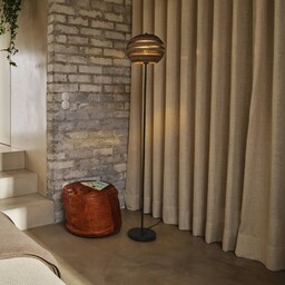 OSRAM Lampa stojąca BALL, brązowy / rdzawy, salon