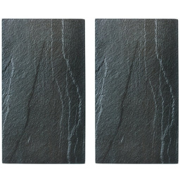 ZELLER Szklane płyty ochronne ANTHRACITE SLATE na kuchenkę