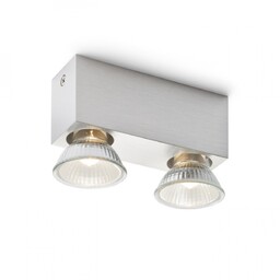 MARVEL II SQ lampa sufitowa kierunkowa aluminium 230V