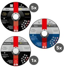 Trotec Zestaw tarcz do cięcia i szlifowania (11