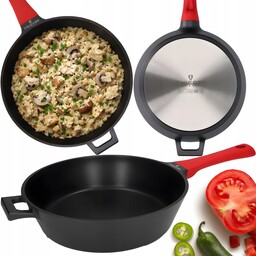 Zwieger Patelnia Wok Głęboka Non-stick Aluminiowa Indukcja Obsidian