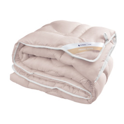 Inter Widex Kołdra wełniana 200x220 Merino Wool różowa