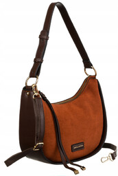 Bagietka zamszowa David Jones CM6542 j. brązowa