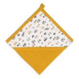 Babymatex Okrycie kąpielowe 85x85 Muslin musztardowe 2 ręcznik