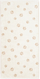 Cawo Ręcznik We love Dogs Paws Natur/Beige Komplet