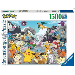 Puzzle 1500 elementów. Pokemon Classic. Ravensburger