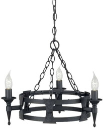 Żyrandol SAXON SAX3 BLK Elstead