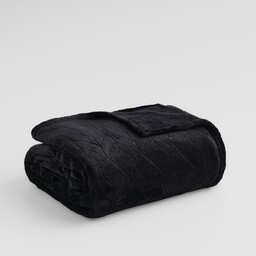 Jednokolorowy koc z wytłoczonym wzorem Violineos 150x200 cm