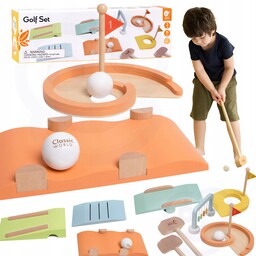 Zestaw Do Gry W Mini Golfa Drewniany Minigolf