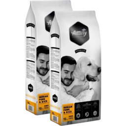 Amity Premium Dog Iberian Pork/Rice - 2 x