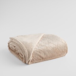 Jednokolorowy koc z wytłoczonym wzorem Violineos 150x200 cm