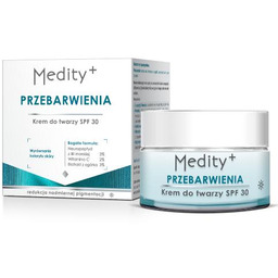 MEDITY+ PRZEBARWIENIA Krem do twarzy na dzień SPF30,