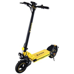 XRIDER Hulajnoga elektryczna F10 Czarno-żółty Zyskaj pompkę gratis