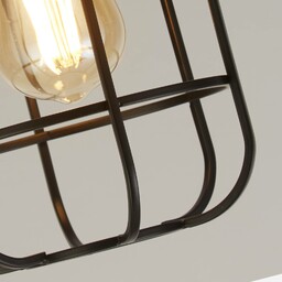 Searchlight Lampa sufitowa Cage II w kształcie klatki