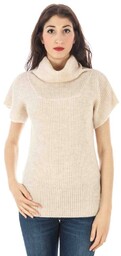 BEŻOWY SWETER FRED PERRY DAMSKI