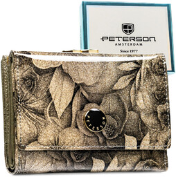 Portfel damski Peterson PTN PS15-09-FDS złoty