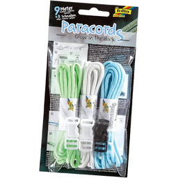 folia 83399 zestaw Paracord Glow in the Dark,