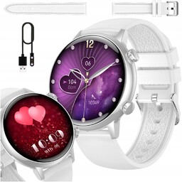 Smartwatch Manta Alexa Mini biały pasek InterSKLEP