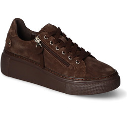 Sneakersy Filippo Półbuty Czekoladowe Zamszowe Sneakersy Filippo DP7653/26DBR
