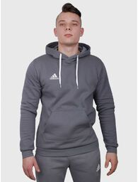 Bluza Męska Adidas Entrada 22 Z Kapturem Szara