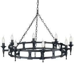 Żyrandol SAXON SAX8 BLK Elstead