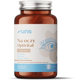 UNS, Na Oczy Optivital, Suplement diety, 60 vegcaps.