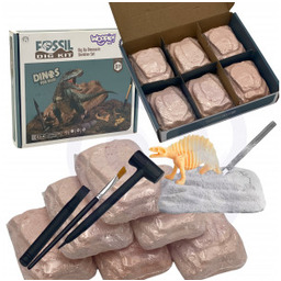 WOOPIE Wykopalisko 6w1 Dinozaur Szkielet Mały Archeolog 6