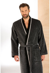 Cawo Szlafrok męski Classic Grey