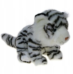 ZOO: maskotka Tygrys śnieżny siedzący 25cm (48716)