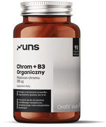 UNS Chrom+B3 Organiczny Pikolinian Chromu 90vegcaps