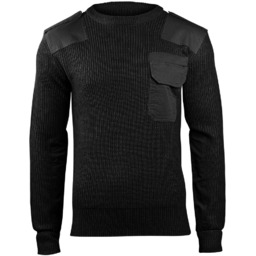 sweter WOJSKOWY BW PULLOVER BLACK-M
