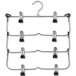 ZELLER Wieszak na spódniczki, spódnice, stal chromowana