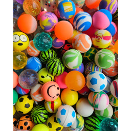 100x MIX Piłeczki Piłki Kulki Kauczukowe Małe Sensoryczne