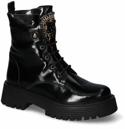 Botki Bombonella 14T-31623-35 Czarne lakier