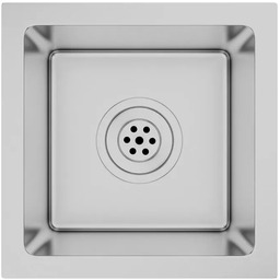 Elior Srebrny zlew kuchenny ręcznie robiony R9-N21