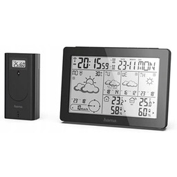 Hama Metotime 186369 Stacja Pogody Czujnik Zewnętrzny Zegar