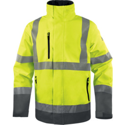 TRACK - kurtka ostrzegawcza ocieplana z poliestru powlekanego