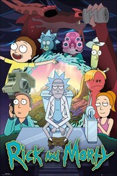 Rick and Morty Sezon 4 - plakat