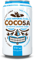 DIET-FOOD Naturalna woda kokosowa w puszce 330 ml