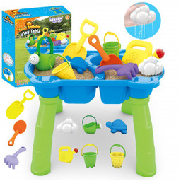 Stolik Wodny 2w1 Piaskownica 9 akc