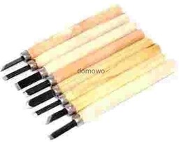 DŁUTA DŁUTKA RYLCE DO DREWNA- średni komplet- 8szt