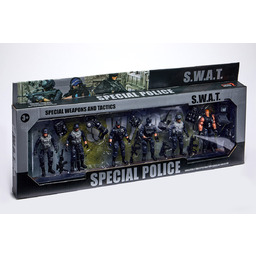 Duży Zestaw Figurki Swat Żołnierze + Wyposażenie 6