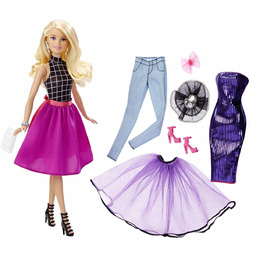 Lalka Modowe Przebieranki Barbie laleczka ubrania