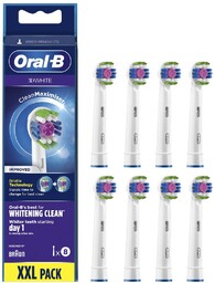 Braun Oral-B końcówki do szczoteczki elektrycznej 3D WHITE