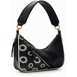 Mała torebka z patchworkowym nadrukiem