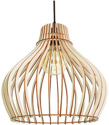 Team Ekologiczna lampa wisząca Bareel 137623619891 drewniany zwis