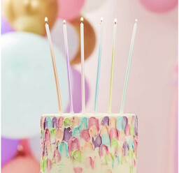 Świeczki urodzinowe ombre - 18 cm - 12
